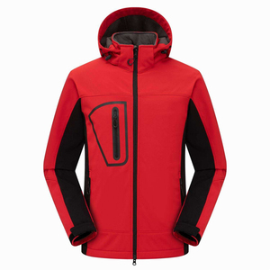 Chaqueta Acolchada de Lona Gris para Hombre, con Cierre Naranja, Cuello Alto, Impermeable, Resistente al Viento, Ropa de Invierno Informal, Tejido de Poliéster - Product Image 6