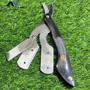 Cut Throat Barber Shaving Razors with Wooden Handle Vintage Salon <b>Swing</b> Lock Razors Custom Colors Beard Trimming Shaving Razors - Product Image 4