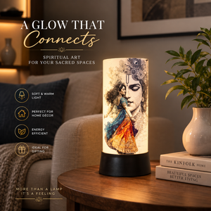 Radha Krishna LED Night <b>Lamp</b> Acrylic Spiritual Table Light <b>USB</b> Touch Decorative Bedside Janmashtami Diwali Gift Home Temple Room - Product Image 4