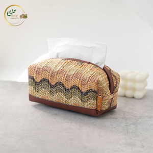 Cubierta para Caja de Pañuelos de Yute Natural Sostenible – Portapañuelos Hecho a Mano y Duradero para Decoración de Mesa de Comedor y Sala de Estar - Product Image 2