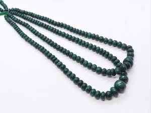 Cuentas Redondas Lisas de Esmeralda Natural AAA de 6-13 mm, Cuentas Redondas Lisas de Esmeralda de 16 Pulgadas, Cuentas de Piedras Preciosas de Esmeralda y Beryl para Joyería - Product Image 2