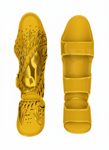 Protège-tibias en cuir PU à prix de gros pour Muay Thai, unisexe, pour entraînement de Kick Boxing et MMA, avec mousse EVA - Product Image 5