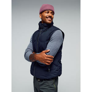 Gilet matelassé respirant pour homme, grande taille, avec fermeture éclair et poches, chaud, de haute qualité, vêtement d'extérieur décontracté pour l'hiver 2026 – Service OEM - Product Image 4