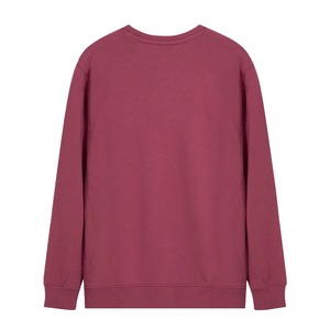 เสื้อสเวตเชิ้ตคอกลมสีดำสำหรับผู้ชาย ผ้าฝ้าย 100% แขนยาว สวมใส่สบาย ผ้าถักเนื้อนุ่มแบบเฟรนช์เทอร์รี่ - Product Image 5