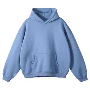 Sudadera con Capucha para Hombre, Ecológica, Transpirable, de Manga Larga, Tejido de Poliéster y Rayón, Corte Regular, Color Sólido - Product Image 3