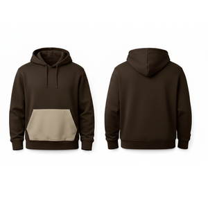 Sudaderas con capucha personalizadas OEM para hombre, color morado ciruela, nuevo diseño, sudadera tipo pullover, ropa de alta calidad al por mayor - Product Image 3