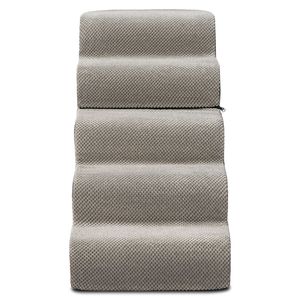 Scala a 5 Gradini per Cani per Letti Alti, Rampa Antiscivolo con Copertura Rimovibile in Plastica e Schiuma per Cani e Gatti di Piccola Taglia, Uso Interno ed Esterno - Product Image 5