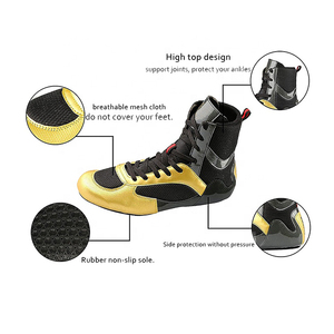 Factory Supplier Custom <b>Boxing</b> Shoes Oem Brand New <b>Boxing</b> Shoes for Men Make Your Own Wrestling Shoes Low MOQ Shoes - Product Image 3