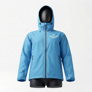 <b>Men's</b>' Waterproof Rain Jacket Lightweight Packable <b>Raincoat</b> Outdoor Hooded Rain <b>Men's</b> Jackets - Product Image 3