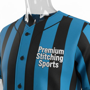 Ropa de Softbol para Adultos, Jersey de Béisbol con Cuello en V Bordado, Sublimación Personalizada, Unisex, Talla Grande, Secado Rápido, Transpirable - Product Image 6