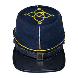 High Quality Uniform <b>White</b> Cap With Bullion Badge Wholesale Caps Custom Cheap Price for Sale - Product Image 1