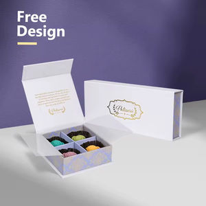 Cajas de Regalo de Papel de Grado Alimenticio Personalizadas con Tapa Abatible y Divisores, Empaque Premium para Chocolate, Dulces, Alimentos y Presentación de Regalos - Product Image 2
