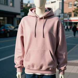 เสื้อฮู้ดดี้แฟชั่นแบบไม่มีซับใน ผ้าฝ้ายน้ำหนักเบา สวมใส่สบาย เหมาะสำหรับลำลอง พร้อมบริการรับผลิตแบบ OEM ODM - Product Image 4