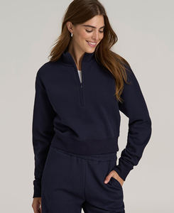 Sweat-shirts pour femmes les plus vendus, de haute qualité, imprimés, brodés sur le devant, en molleton de coton respirant, doublés, zippés, style streetwear - Product Image 1