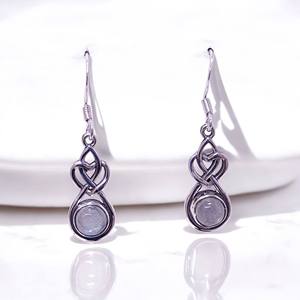 Elegant Handmade Designs 925 Sterling Silver Earrings Natural <b>Rainbow</b> Gemstone Silver Earrings Wholesale Price Jewelry - Product Image 2