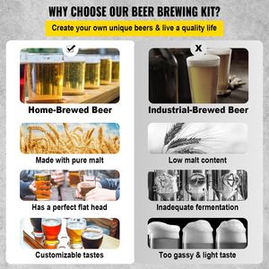9.2 per birreria casalinga All-in-One/35 L sistema di produzione di birra elettrica 100-1800W pompa di alimentazione dispositivo di ebollizione per Auto/pannello in modalità manuale - Product Image 3