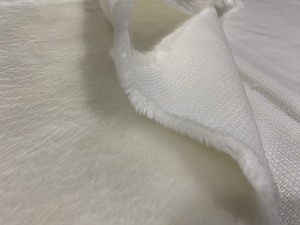 Long Pile 10mm Luxury Polyester Faux <b>Fur</b> Fabric Snow White Color for Garment Plush Toy - Product Image 6