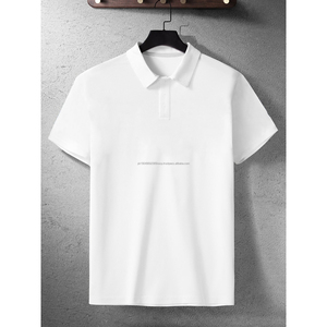 Polos pour hommes de haute qualité en coton mélangé polyester, logo personnalisé, polos décontractés pour hommes - Product Image 6