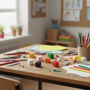 Cubi di legno ILAN 10x10x10mm 50 pezzi per artigianato ed educazione - Product Image 2