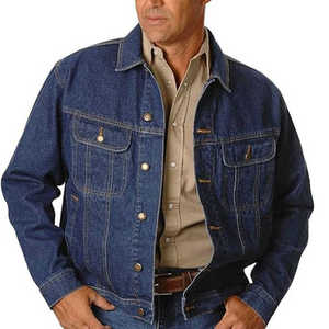 Veste en jean premium pour homme, décontractée, respirante, 100 % coton, délavée, coupe oversize, boutonnée - Product Image 4