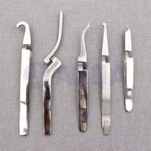 Juego Profesional de Pinzas de Ortodoncia de Acero Inoxidable de 5 Piezas para Colocación Precisa de Brackets Dentales - Product Image 6