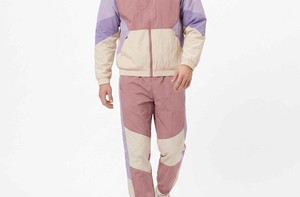 <b>Mens</b> Nylon Tracksuit with Button Detail Collar and Straight Cut <b>Trousers</b> Smart Casual Athletic Set for <b>Sports</b> Practice - Product Image 5