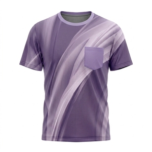 Camisetas Formales Extra Grandes para Hombre, Transpirables, Cuello Redondo, Manga Corta, Secado Rápido, Tejido de Punto, Precio al por Mayor - Product Image 5