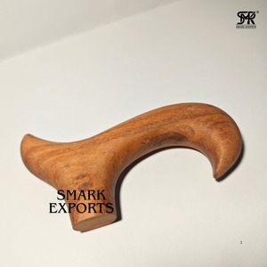 Juego de Empuñaduras de Madera Artesanal para Bastón, Hechas a Mano, Lisas y Pulimentadas, para Senderismo y Movilidad Diaria - Product Image 3
