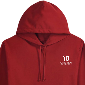 Mens Relaxed Fit Pullover Hooded Sweatshirt <b>Red</b> Color Soft Fleece <b>Hoodie</b> Casual Long Sleeve Warm Comfort Streetwear Winter - Product Image 3