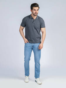 La mejor calidad al por mayor de los hombres de algodón transpirable ropa personalizada de moda para adultos Polos Slim Fit Polo camiseta para niños - Product Image 2