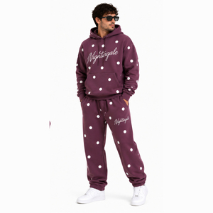 Conjunto Deportivo de Hombre de Alta Calidad, Sudadera con Capucha y Pantalones Deportivos, Estilo Urbano, Sudadera con Capucha Extra Grande Personalizada para Hombre - Product Image 3
