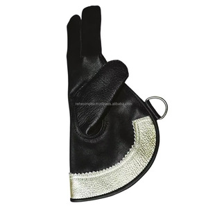 Gants de fauconnerie personnalisés à trois doigts par Rehex Impex, gants de manipulation des faucons en cuir de qualité supérieure, fabricant OEM/ODM - Product Image 6
