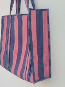 Bolso de Mano de Algodón Indio de Color Sólido para Mujer, Primavera/Verano, Ecológico, Reciclado, de Alta Calidad, con Cierre - Product Image 2