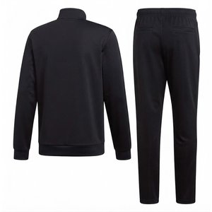 High Seeling Custom Logo Men's Black Full Zip Tracksuit <b>Set</b> <b>Knitted</b> Polyester Casual Autumn Wear Breathable Stand Collar Joggers - Product Image 2