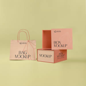 Cajas de Cartón Corrugado para Envíos con Logotipo de Marca y Juego de Bolsas de Papel a Juego para Empaquetado de Productos de Belleza de Lujo, Soluciones de Regalo Premium - Product Image 1