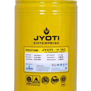 Barniz de horneado clase H Jyoti H 163, 21 KG de peso neto, resina aislante eléctrica de alta temperatura en tambor, Jyoti Enterprise - Product Image 1