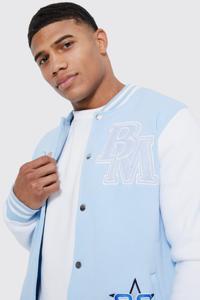 Chaqueta Varsity para Hombre al por Mayor, de Cuero Genuino, Cortavientos, Manga Larga, Estilo Universitario, con Bolsillo Frontal - Product Image 6