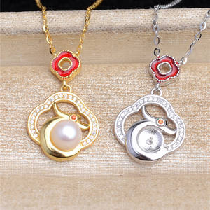 Bracelet en argent S925 avec perles et accessoires DIY en forme de serpent du zodiaque pour pendentifs et breloques en perles 5603 Bracelet DIY personnalisable - Product Image 1