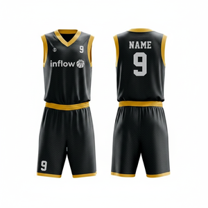 Camisetas de Baloncesto Personalizadas Rápidas y Transpirables 100% Poliéster Sin Mangas, Sublimadas, Sin Pedido Mínimo, Proveedor de Ropa Deportiva - Product Image 3