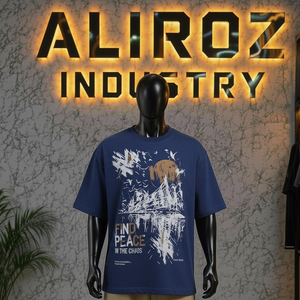 Camisetas Extra Grandes para Hombre con Estampado Gráfico Personalizado, Hombros Caídos, 100% Algodón, Estilo Urbano de Verano - Product Image 4