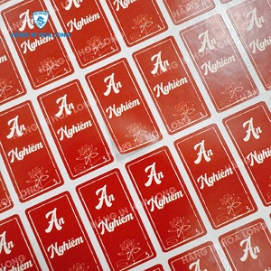 Autocollants d'étanchéité carrés en papier mat personnalisés en gros pour emballages cadeaux – Fournisseur Vietnamien - Product Image 5