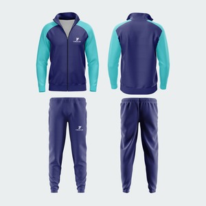 Men Tracksuit Casual Stand Collar Jackets Zipper Hoodies Sportwear <b>Pants</b> 2 Piece Sets Hip Hop Running Joggers Sports Suit - Product Image 1