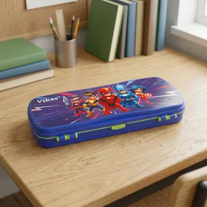 Estuche para Lápices Vikas MAXO de Excelente Calidad, Organizador de Papelería Premium para Niños y Estudiantes Escolares con Gran Capacidad y Resistencia - Product Image 3