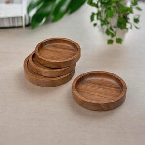 Juego de Posavasos de Madera de Acacia de Lujo para Cocina, Mesa de Comedor y Oficina, Disponible a Precio de Fábrica, Venta al Por Mayor - Product Image 2