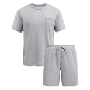 Custom Mens Cotton Set Manufacturer Cargo Shorts T Shirt Summer OEM Private Label <b>Bulk</b> - Product Image 6