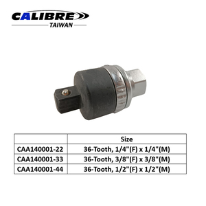 Adaptateur à cliquet réversible TAIWAN CALIBRE 1/2" ou 3/8" ou 1/4" Dr. à 36 dents - Product Image 2