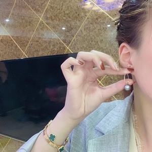 Juego de Perlas de Oro Natural de 13-14 mm, Versátiles Pendientes de Plata de Ley 925 con Perla de 11-12 mm y Cadena de Plata - Product Image 5