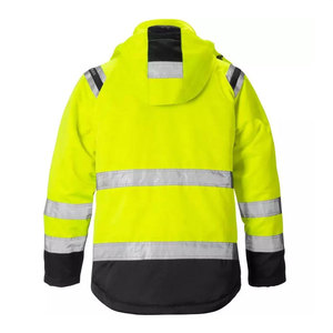 Chaqueta de Trabajo Reflectante de Alta Visibilidad para Hombre Rock Creek, Certificada CE, con Impresión Serigrafiada, Resistente a Desgarros, con Detección de Agujas, de Poliéster, de Seguridad - Product Image 4