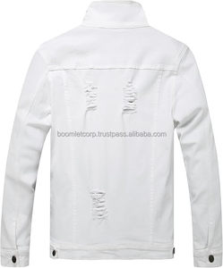 Chaquetas vaqueras para hombre de color personalizado de nuevo estilo, temporada de invierno, buen diseño, cuello levantado, Chaquetas vaqueras de calidad superior - Product Image 2