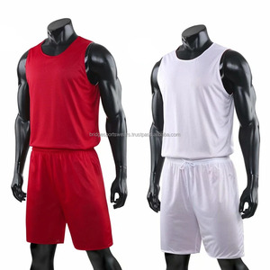 Ensemble d'uniformes de basketball personnalisés unisexes sans manches, imprimés, respirants, grandes tailles, pour l'été et les équipes - Product Image 1
